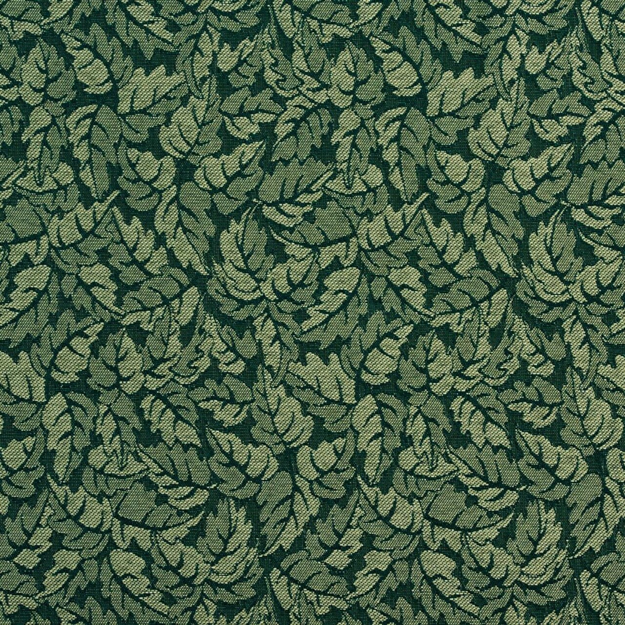 Green Stain Resistant Performance Pet Friendly Leaves Small Scale Woven Pattern Upholstery Fabric by The Yard - SKU: Gianni Pine